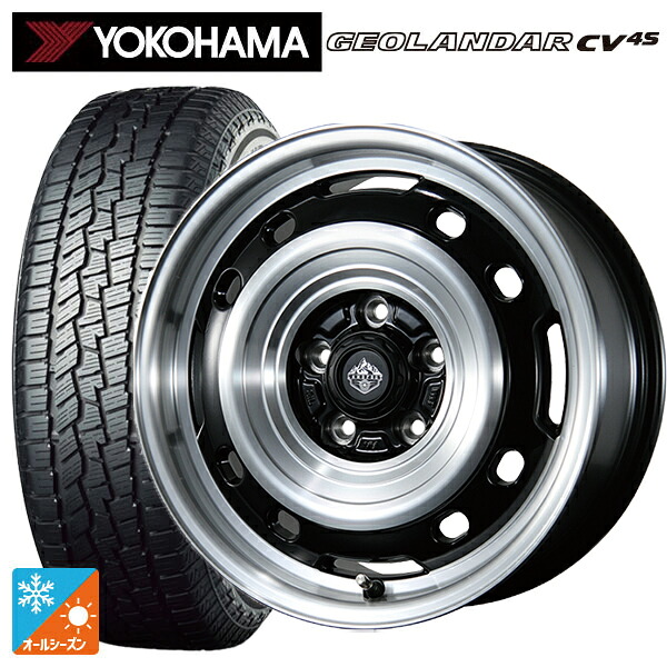 215/65R16 98H ヨコハマ ジオランダー CV 4S G061 正規品 トピー ランドフット XFG # GB/P 16-7J 国産車用 オールシーズンタイヤホイール4本セット