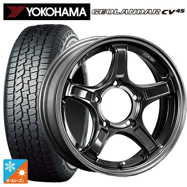 215/65R16 98H ヨコハマ ジオランダー CV 4S G061 正規品 タナベ SSR ディバイド エックスX03J マシンドグラファイトガンメタスモーククリア 16-5.5J 国産車用 オールシーズンタイヤホイール4本セット