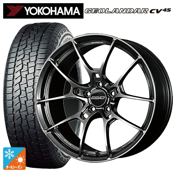 235/60R18 107V XL ヨコハマ ジオランダー CV 4S G061 正規品 レイズ ボルクレーシング G025 HK 18-8J 国産車用 オールシーズンタイヤホイール4本セット｜タイヤホイール専門店コニシタイヤ