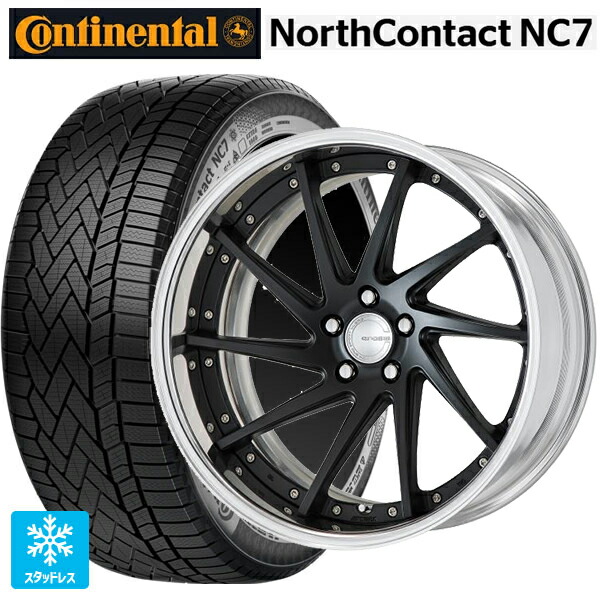 235/55R19 105T XL コンチネンタル ノースコンタクトNC7 正規品 ワーク グノーシス CVS MBL 19-8J 国産車用 スタッドレスタイヤホイール4本セット