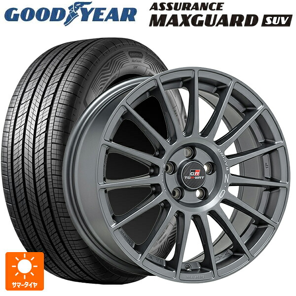 215/60R17 96H グッドイヤー アシュアランス マックスガード SUV オーゼット レーシング スーパーツーリズモ TGR-WRT ラリーグラファイト 17-7J 国産車用 サマータイヤホイール4本セット