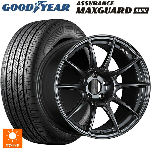 スバル フォレスター(SL系)用 225/55R18 98V グッドイヤー アシュアランス マックスガード SUV タナベ SSR GT X01 フラットブラック 新品サマータイヤホイール 4本セット｜タイヤホイール専門店コニシタイヤ