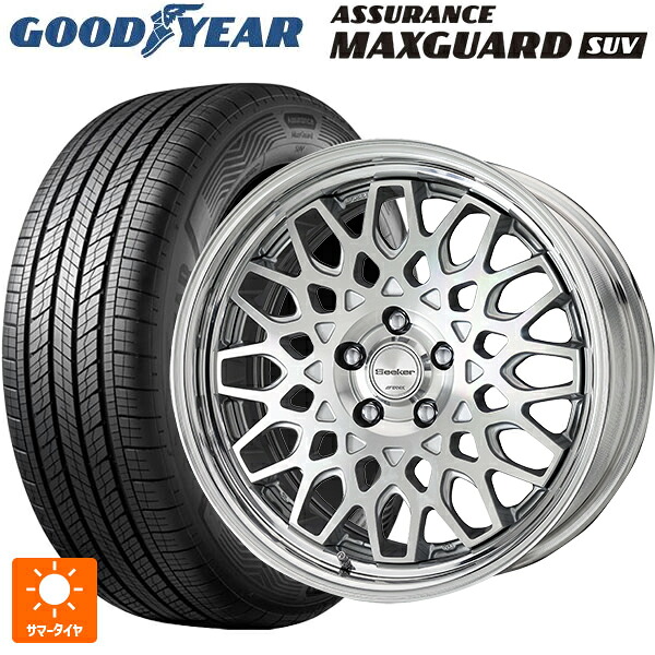 215/50R18 92V グッドイヤー アシュアランス マックスガード SUV ワーク シーカー CX MSP 18-7.5J 国産車用 サマータイヤホイール4本セット|タイヤホイール専門店コニシタイヤ
