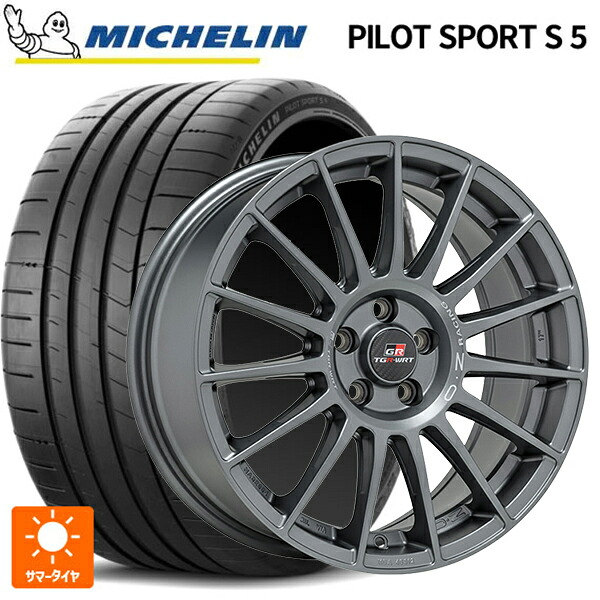 レクサス LM(TAWH15W)用 245/40R21 96Y ミシュラン 正規品 パイロットスポーツ S5 オーゼット レーシング スーパーツーリズモ TGR-WRT ラリーグラファイト 新品サマータイヤホイール 4本セット