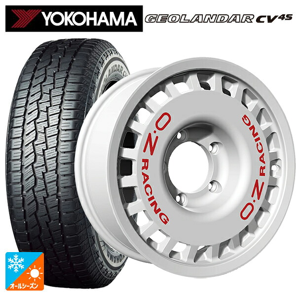 215/65R16 98H ヨコハマ ジオランダー CV 4S G061 正規品 オーゼット レーシング ラリーレーシング 4×4 Race White 16-6J 国産車用 オールシーズンタイヤホイール4本セット|タイヤホイール専門店コニシタイヤ
