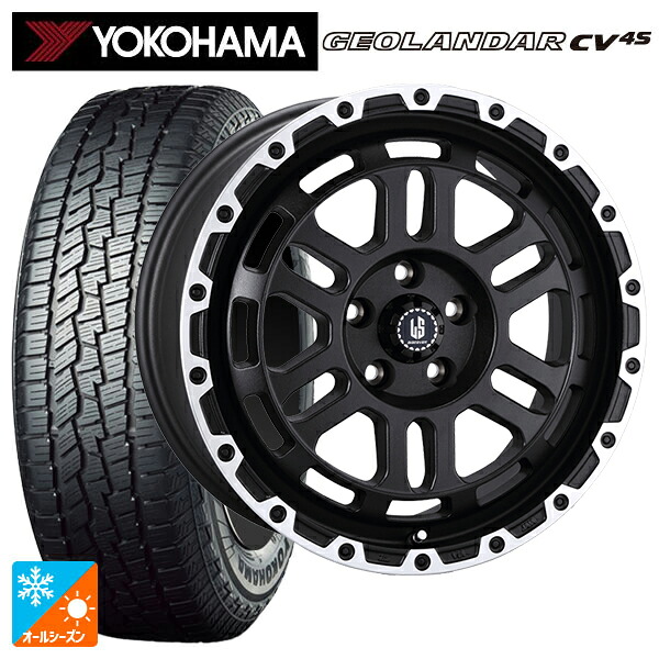 ミツビシ デリカD5(3DA系)用 225/60R18 104V XL ヨコハマ ジオランダー CV 4S G061 正規品 阿部商会 ラ･ストラーダ ディスカバー WBRP 新品オールシーズンタイヤホイール 4本セット