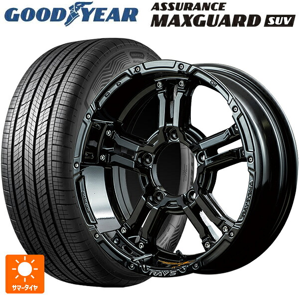 215/70R16 100H グッドイヤー アシュアランス マックスガード SUV レイズ チームデイトナ FDX-J コレクション BNN 16-5.5J 国産車用 サマータイヤホイール4本セット|タイヤホイール専門店コニシタイヤ