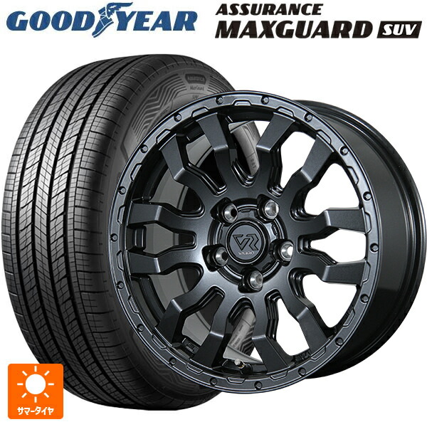 ミツビシ デリカD:5(3DA系)用 215/70R16 100H グッドイヤー アシュアランス マックスガード SUV トピー ヴァブロ RR-01 # GM 新品サマータイヤホイール 4本セット