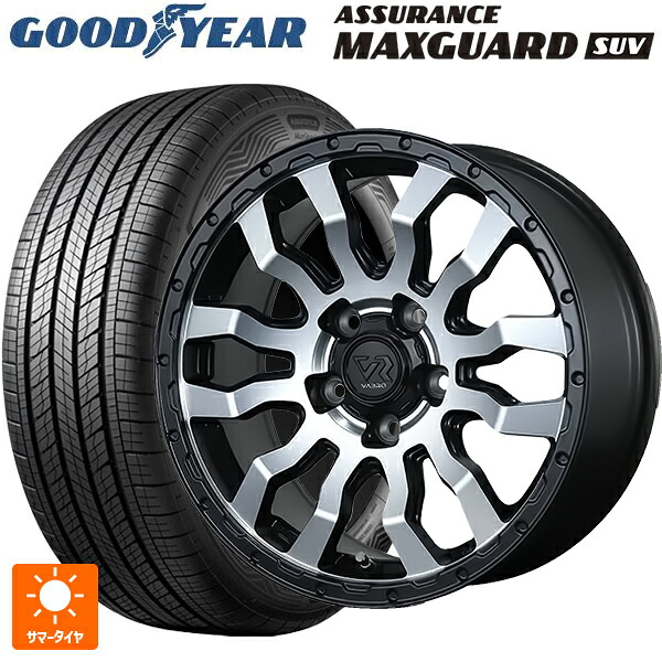 ミツビシ デリカD:5(3DA系)用 215/70R16 100H グッドイヤー アシュアランス マックスガード SUV トピー ヴァブロ RR-01 # MC 新品サマータイヤホイール 4本セット