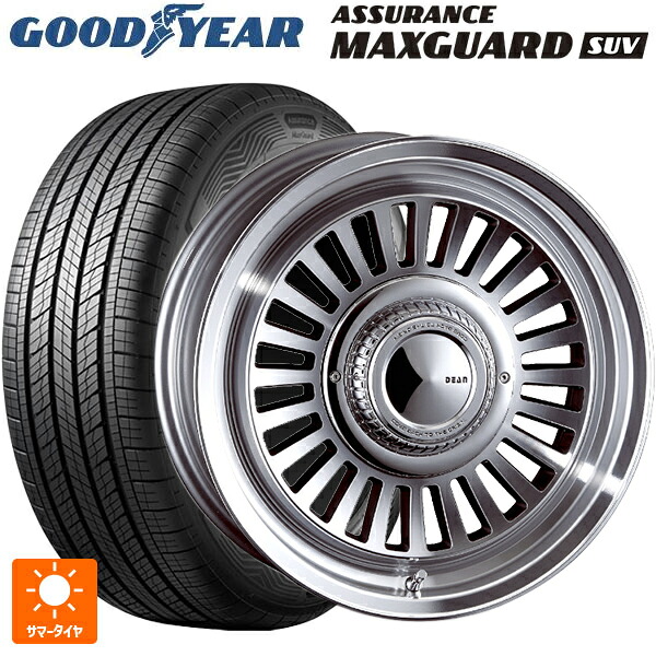 スズキ ジムニー(64系)用 215/70R16 100H グッドイヤー アシュアランス マックスガード SUV クリムソン ディーン カリフォルニア バーニッシュグレー 新品サマータイヤホイール 5本セット