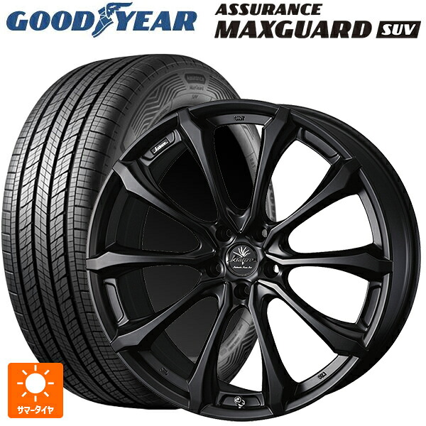 225/50R18 99W XL グッドイヤー アシュアランス マックスガード SUV ウェッズ クレンツェ ヴェルサム 030 エボ マットブラック 18-7.5J 国産車用 サマータイヤホイール4本セット