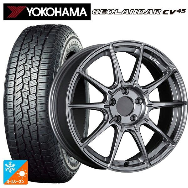 235/55R18 100V ヨコハマ ジオランダー CV 4S G061 正規品 タナベ SSR GT X01 ダークシルバー 18-8J 国産車用 オールシーズンタイヤホイール4本セット 144,840円
