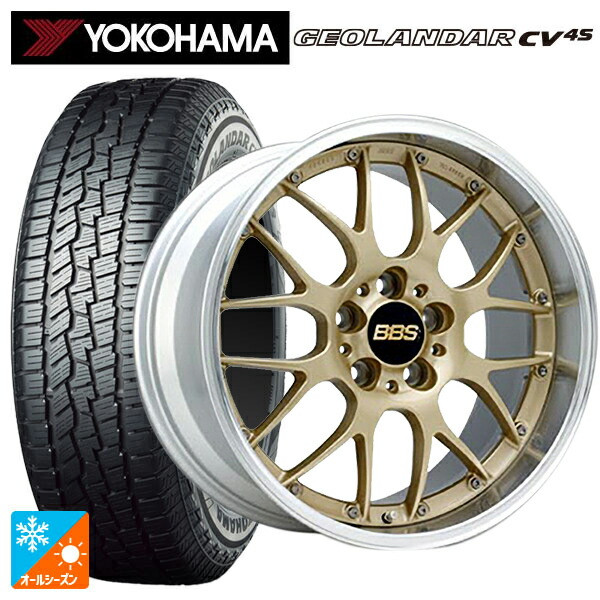 ミツビシ アウトランダーPHEV(5LA GNOW)用 235/60R18 107V XL ヨコハマ ジオランダー CV 4S G061 正規品 BBS RS-GT GL-SLD 新品オールシーズンタイヤホイール 4本セット｜タイヤホイール専門店コニシタイヤ