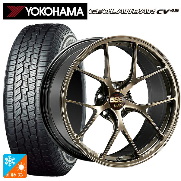 235/55R19 105V XL ヨコハマ ジオランダー CV 4S G061 正規品 BBS RI-D DG 19-8.5J 国産車用 オールシーズンタイヤホイール4本セット