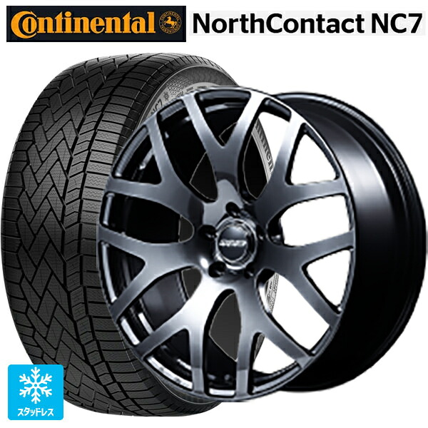 マツダ CX-80(KL5/KL3系)用 235/55R19 105T XL コンチネンタル ノースコンタクトNC7 正規品 レイズ VMF S 01 SK 新品スタッドレスタイヤホイール 4本セット