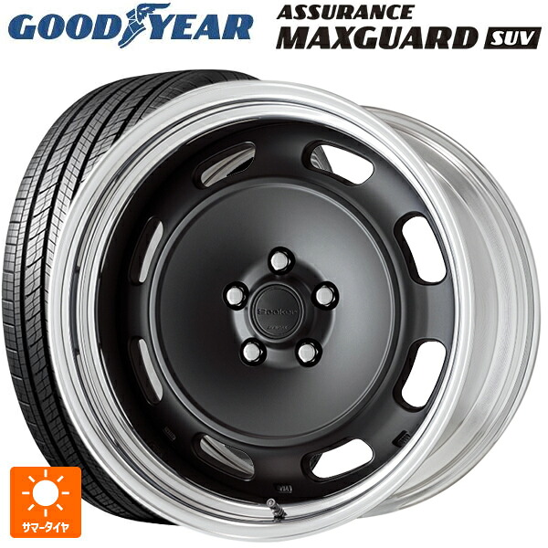 225/60R18 100V グッドイヤー アシュアランス マックスガード SUV ワーク シーカー DT MBL 18-7.5J 国産車用 サマータイヤホイール4本セット|タイヤホイール専門店コニシタイヤ