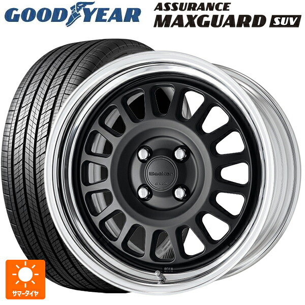 215/60R17 96H グッドイヤー アシュアランス マックスガード SUV ワーク シーカー FD MBL 17-7J 国産車用 サマータイヤホイール4本セット|タイヤホイール専門店コニシタイヤ