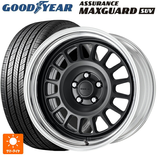 235/60R18 107W XL グッドイヤー アシュアランス マックスガード SUV ワーク シーカー FD MBL 18-8J 国産車用 サマータイヤホイール4本セット