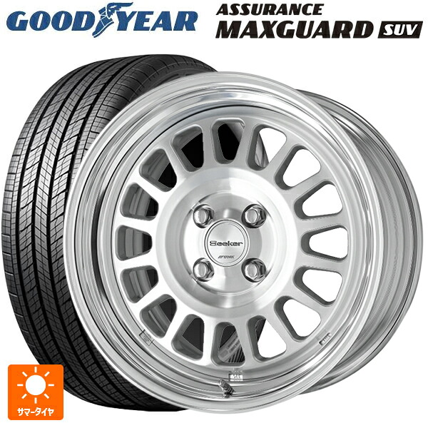 215/50R18 92V グッドイヤー アシュアランス マックスガード SUV ワーク シーカー FD MSP 18-7.5J 国産車用 サマータイヤホイール4本セット
