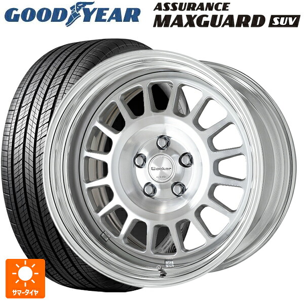 225/55R18 98V グッドイヤー アシュアランス マックスガード SUV ワーク シーカー FD MSP 18-8J 国産車用 サマータイヤホイール4本セット｜タイヤホイール専門店コニシタイヤ