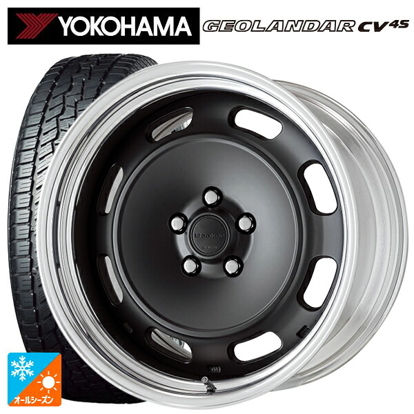 215/55R17 98V ヨコハマ ジオランダー CV 4S G061 正規品 ワーク シーカー DT MBL 17-7J 国産車用 オールシーズンタイヤホイール4本セット