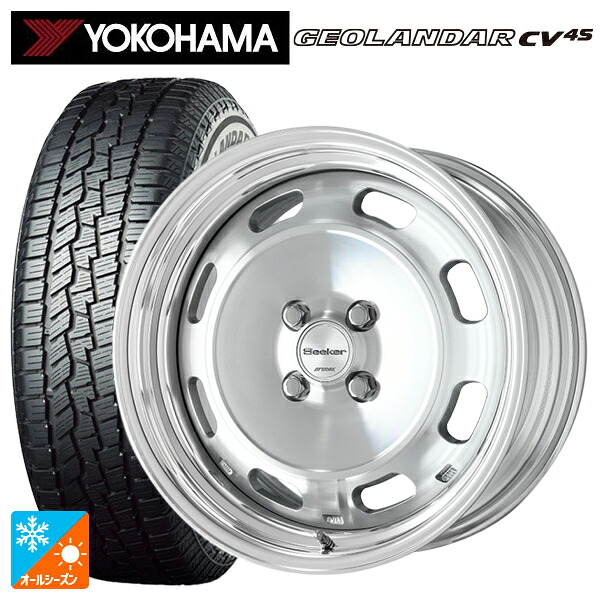 225/60R18 104V XL ヨコハマ ジオランダー CV 4S G061 正規品 ワーク シーカー DT MSP 18-7.5J 国産車用 オールシーズンタイヤホイール4本セット｜タイヤホイール専門店コニシタイヤ