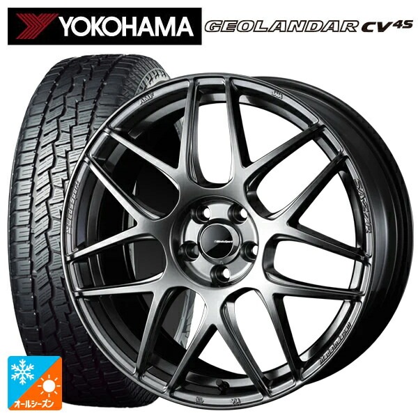 215/55R17 98V ヨコハマ ジオランダー CV 4S G061 正規品 ウェッズ ウェッズスポーツ SA27R PSB 17-7J 国産車用 オールシーズンタイヤホイール4本セット｜タイヤホイール専門店コニシタイヤ