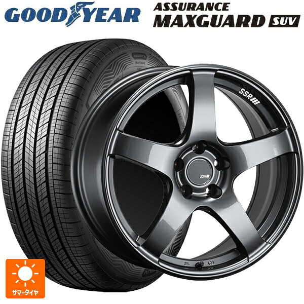 245/65R17 111H XL グッドイヤー アシュアランス マックスガード SUV タナベ SSR GT V01 グラファイトガンメタ 17-7J 国産車用 サマータイヤホイール4本セット|タイヤホイール専門店コニシタイヤ