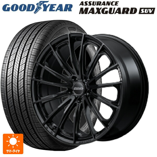 トヨタ bZ4X(11/15系)用 235/60R18 107W XL グッドイヤー アシュアランス マックスガード SUV レイズ ベルサス ヴォウジェ SE BOJ 新品サマータイヤホイール 4本セット