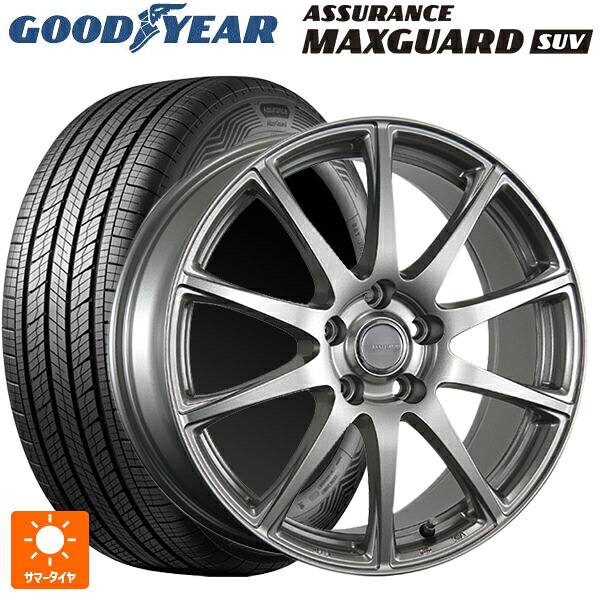 レクサス LM(TAWH15W)用 225/65R17 102V グッドイヤー アシュアランス マックスガード SUV ブリヂストン エコフォルム SE23 GS 新品サマータイヤホイール 4本セット