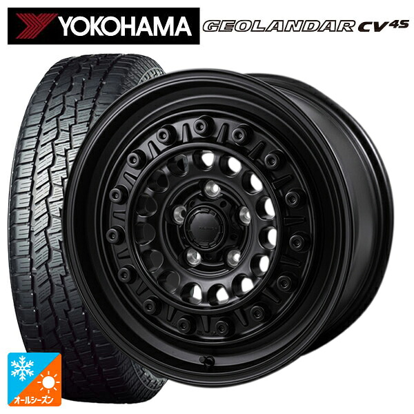 215/65R16 98H ヨコハマ ジオランダー CV 4S G061 正規品 ジャパン三陽 ハイブロック ターマー サテンブラック 16-7J 国産車用 オールシーズンタイヤホイール4本セット｜タイヤホイール専門店コニシタイヤ