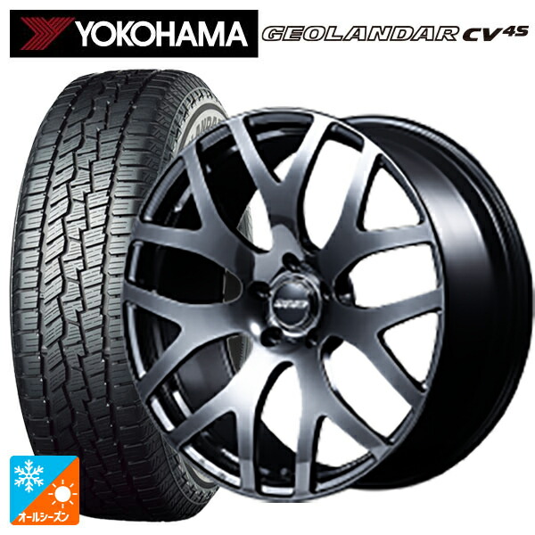 スバル フォレスター(SL系)用 225/55R18 98V ヨコハマ ジオランダー CV 4S G061 正規品 レイズ VMF S 01 SK 新品オールシーズンタイヤホイール 4本セット