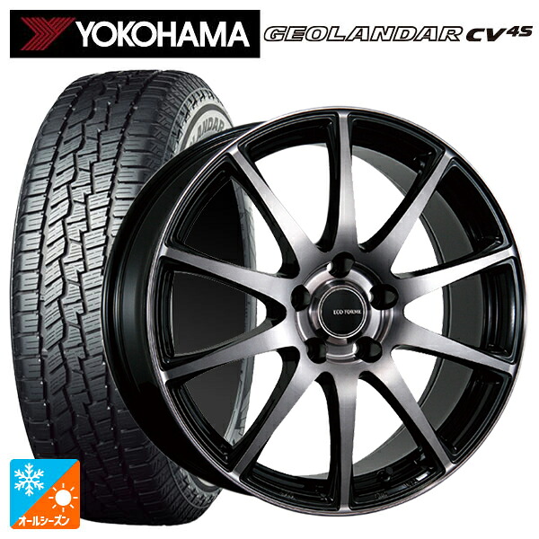 トヨタ ヴェルファイア(40系)用 225/65R17 102H ヨコハマ ジオランダー CV 4S G061 正規品 ブリヂストン エコフォルム CRS23 B/NB 新品オールシーズンタイヤホイール 4本セット|タイヤホイール専門店コニシタイヤ