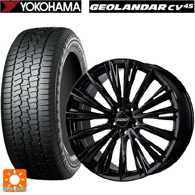 225/55R19 99V ヨコハマ ジオランダー CV G058 正規品 レイズ ベルサス クラフトコレクション ヴォウジェ リミテッド GX 19-8J 国産車用 サマータイヤホイール4本セット