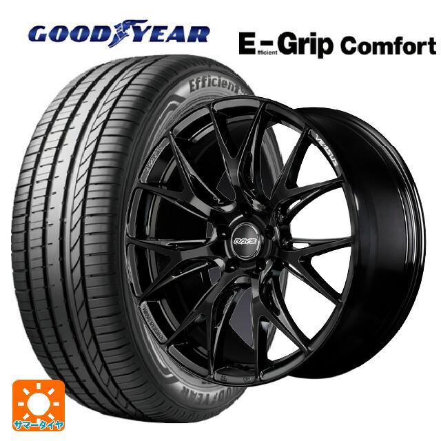 トヨタ アルファード(30系)用 245/40R20 99W XL グッドイヤー エフィシェントグリップ コンフォート レイズ ベルサス VV27S BNJ 新品サマータイヤホイール 4本セット 169,620円
