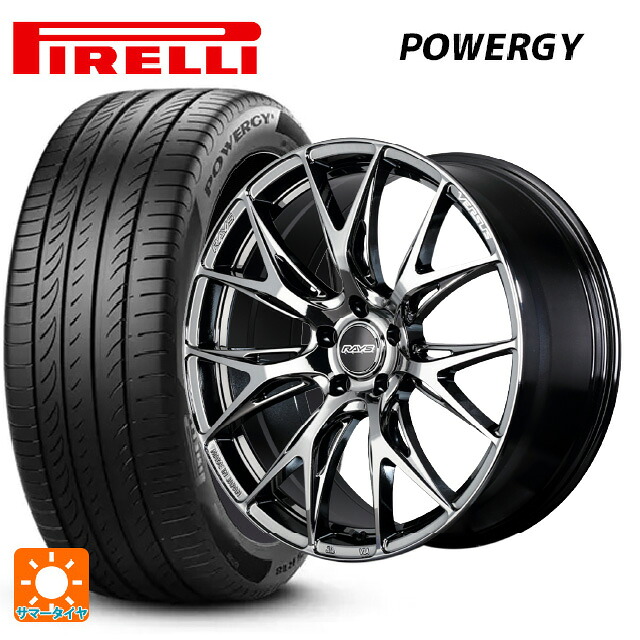 トヨタ アルファード(30系)用 245/40R20 99Y XL ピレリ パワジー 正規品 レイズ ベルサス VV27S YNJ 新品サマータイヤホイール 4本セット