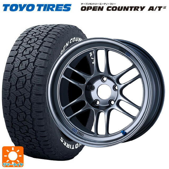 トヨタ bZ4X(11/15系)用 235/60R18 103H トーヨー オープンカントリー AT3 ホワイトレター エンケイ レーシング RPF1 SBC 新品サマータイヤホイール 4本セット