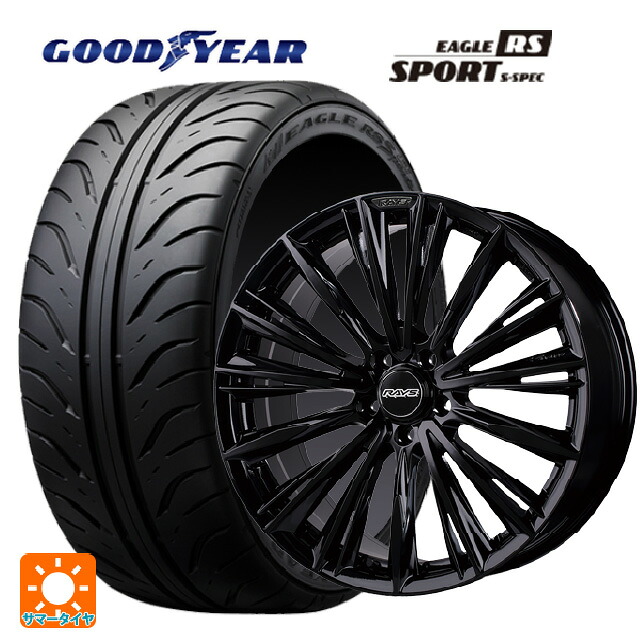 225/40R18 88W グッドイヤー イーグル RS スポーツ S-スペック レイズ ベルサス クラフトコレクション ヴォウジェ リミテッド GX 18-7J 国産車用 サマータイヤホイール4本セット
