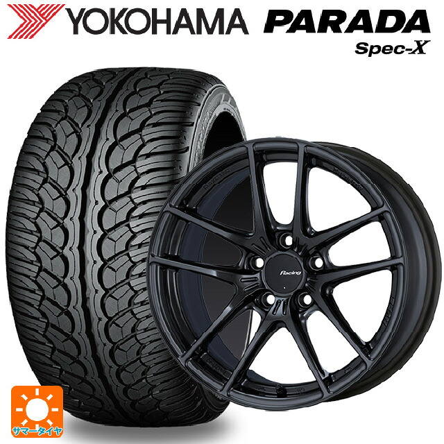 235/60R18 103V ヨコハマ パラダ PA02 エンケイ レーシング NVR5 GM 18-8J 国産車用 サマータイヤホイール4本セット