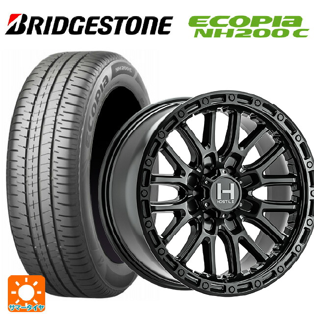 2024年製 195/45R17 81W ブリヂストン エコピア NH200C 正規品 # トライスターインターナショナル H135 リッジクレスト アスファルト 17-8J 国産車用 サマータイヤホイール4本セット