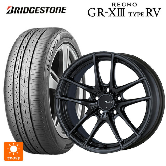 245/40R19 98W XL ブリヂストン レグノ GR-X3 タイプ RV 正規品 # エンケイ レーシング NVR5 GM 19-8.5J 国産車用 サマータイヤホイール4本セット