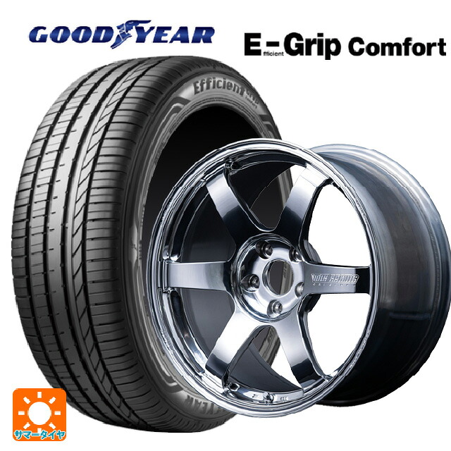 トヨタ アルファード(30系)用 235/50R18 101W XL グッドイヤー エフィシェントグリップ コンフォート レイズ ボルクレーシング TE37サーガ Sプラス A.S.T. CB 新品サマータイヤホイール 4本セット