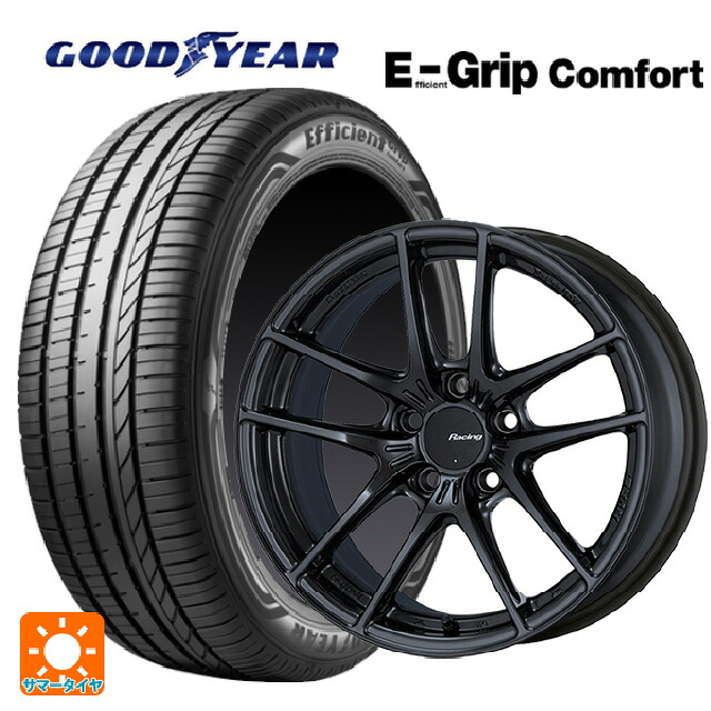 215/45R18 93W XL グッドイヤー エフィシェントグリップ コンフォート エンケイ レーシング NVR5 GM 18-7.5J 国産車用 サマータイヤホイール4本セット|タイヤホイール専門店コニシタイヤ