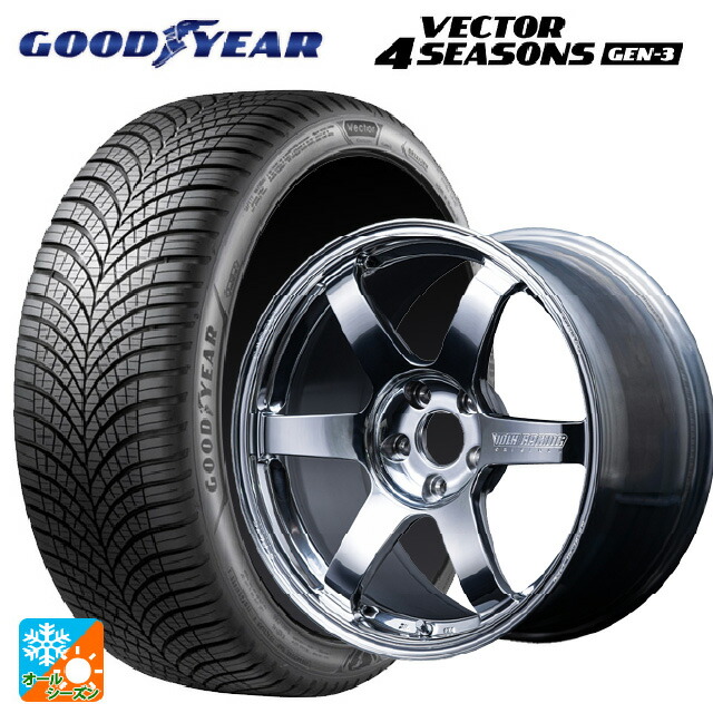 スバル フォレスター(SL系)用 235/50R19 103W XL グッドイヤー ベクター4シーズンズ ジェン3 レイズ ボルクレーシング TE37サーガ Sプラス A.S.T. CB 新品オールシーズンタイヤホイール 4本セット
