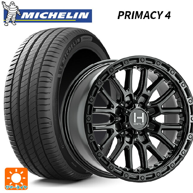 225/65R17 102H ミシュラン 正規品 プライマシー4 トライスターインターナショナル H135 リッジクレスト アスファルト 17-8J 国産車用 サマータイヤホイール4本セット