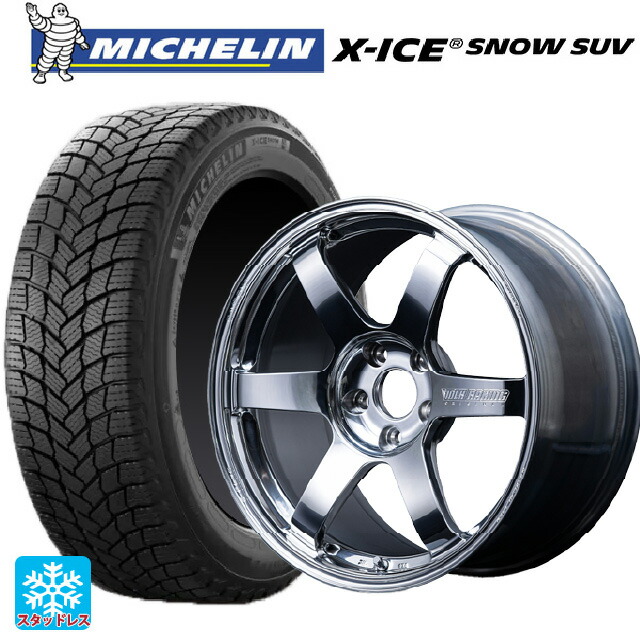 2025年製 225/55R19 103T XL ミシュラン 正規品 エックスアイス スノー SUV # レイズ ボルクレーシング TE37サーガ Sプラス A.S.T. CB 19-8.5J 国産車用 スタッドレスタイヤホイール4本セット