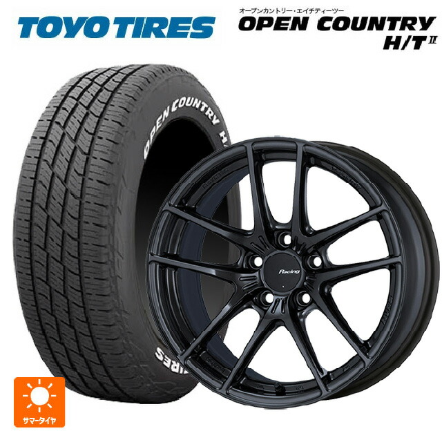 225/60R18 100H トーヨー オープンカントリー HT2 ホワイトレター エンケイ レーシング NVR5 GM 18-8.5J 国産車用 サマータイヤホイール4本セット