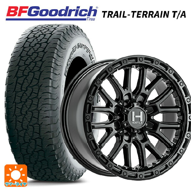 265/65R17 112T BFグッドリッチ トレイルテレーン T/A ホワイトレター 正規品 トライスターインターナショナル H135 リッジクレスト アスファルト 17-8J 国産車用 サマータイヤホイール4本セット