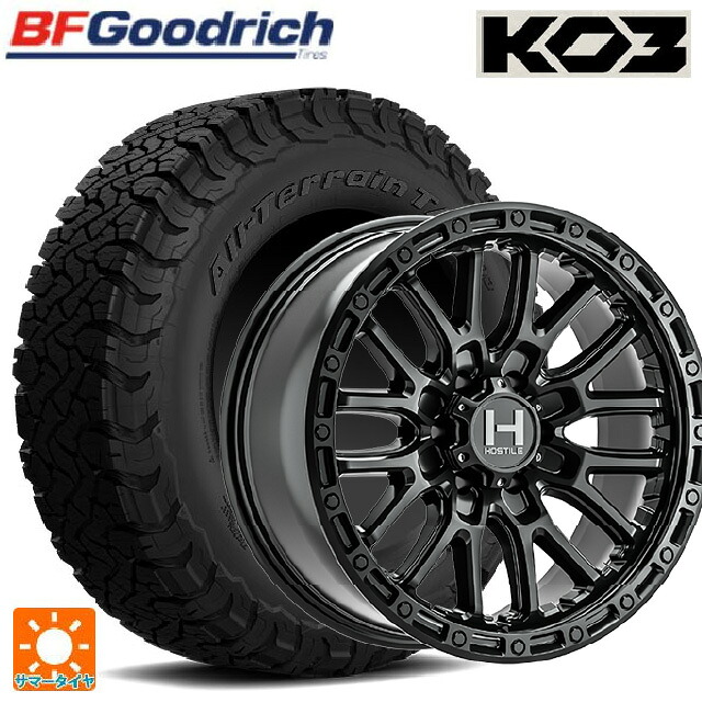 225/65R17 107/103S BFグッドリッチ オールテレーン TA KO3 ブラックレター 正規品 トライスターインターナショナル H135 リッジクレスト アスファルト 17-8J 国産車用 サマータイヤホイール4本セット 190,645円