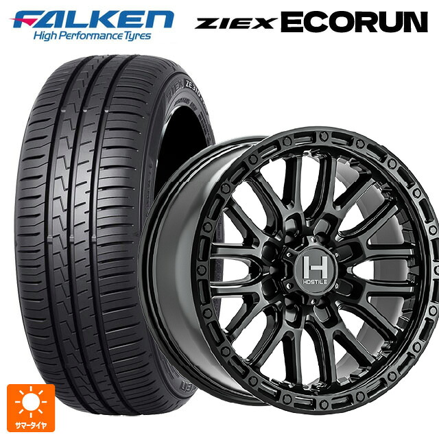 225/45R17 94W XL ファルケン ジークス ZE310R エコラン トライスターインターナショナル H135 リッジクレスト アスファルト 17-8J 国産車用 サマータイヤホイール4本セット｜タイヤホイール専門店コニシタイヤ